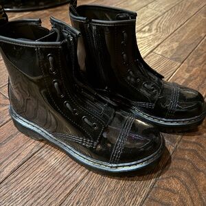 Dr. Martens Black Patent Leather Boots